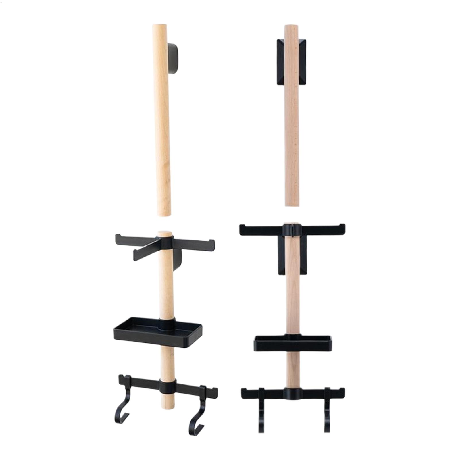 Cycling Gear Organizer - Support mural pour vélo en bois
