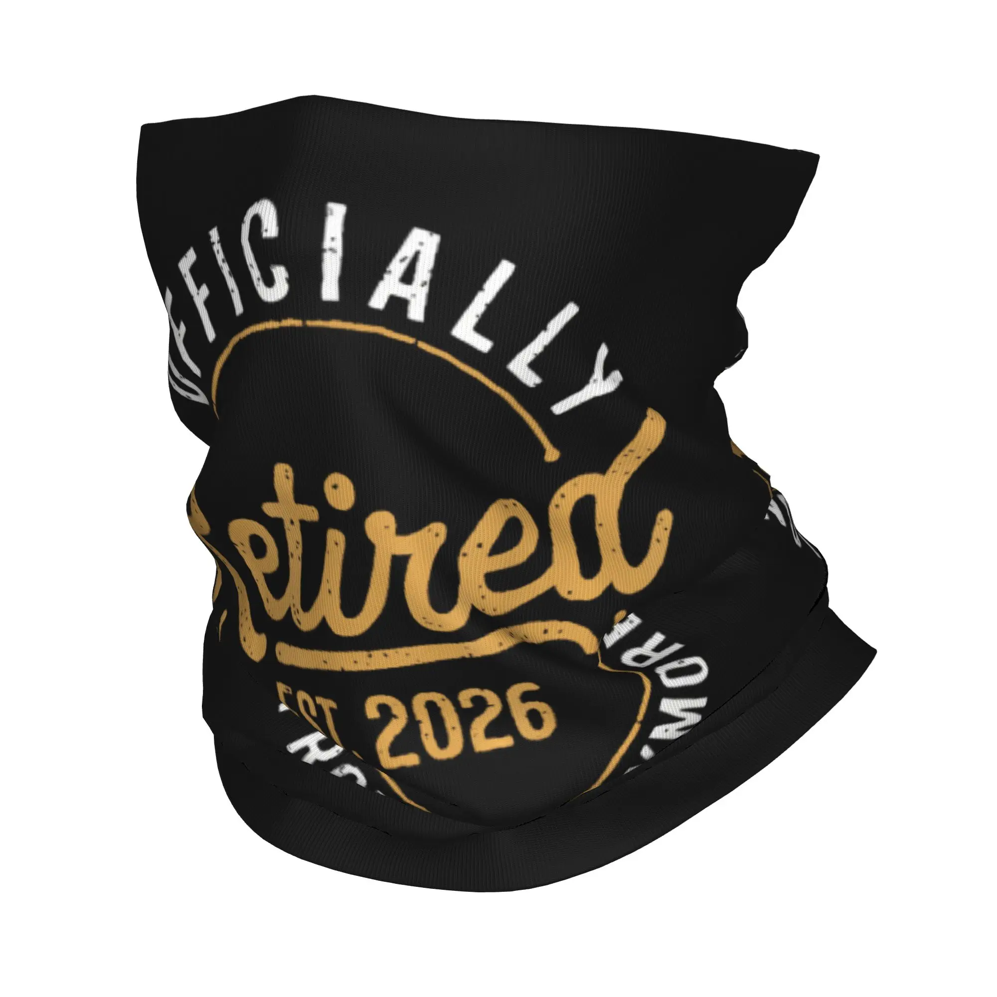 Cycling Face Mask - Nouveau cache-cou bandana imprimé « Retraite