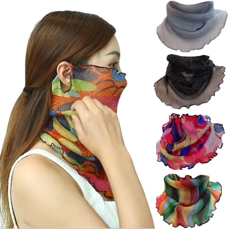 Cycling Face Mask - Masque de Protection solaire pour femmes,