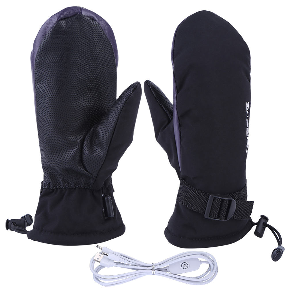 Cycling Heat Gear - Gants chauffants chauds, chargeur USB, gants
