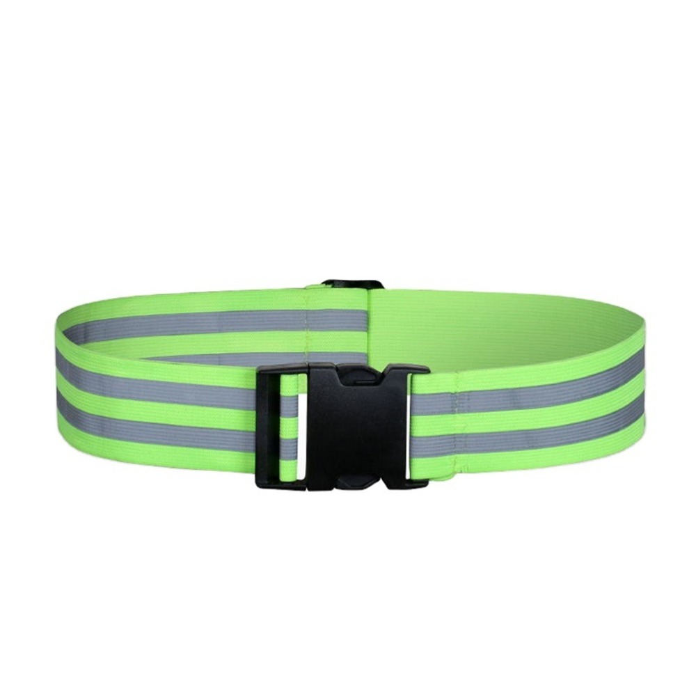 Yellow Cycling Gear - Ceinture réfléchissante extensible, réglable et portable,