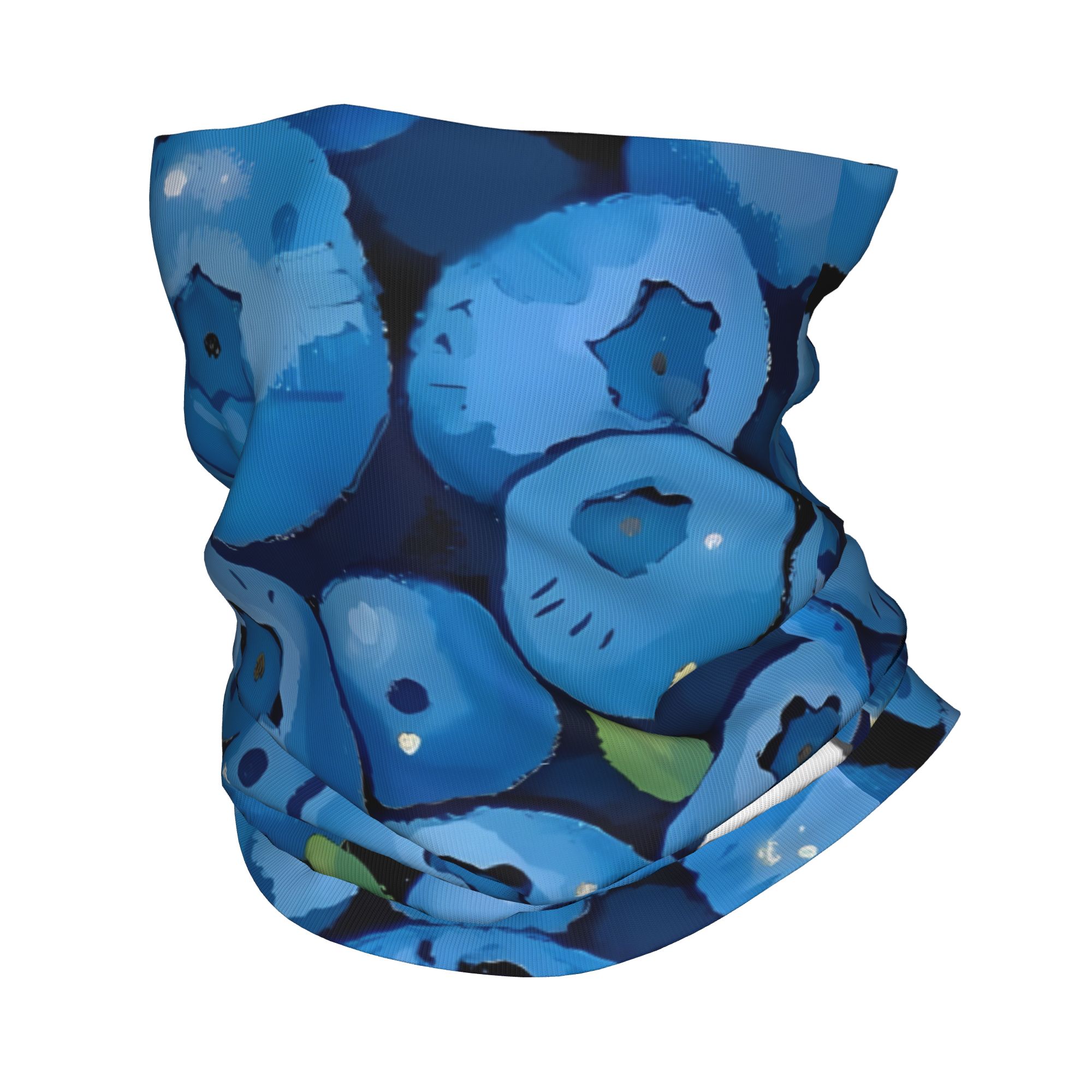 Cycling Face Mask - Balaclava à imprimé fruits et bleuets