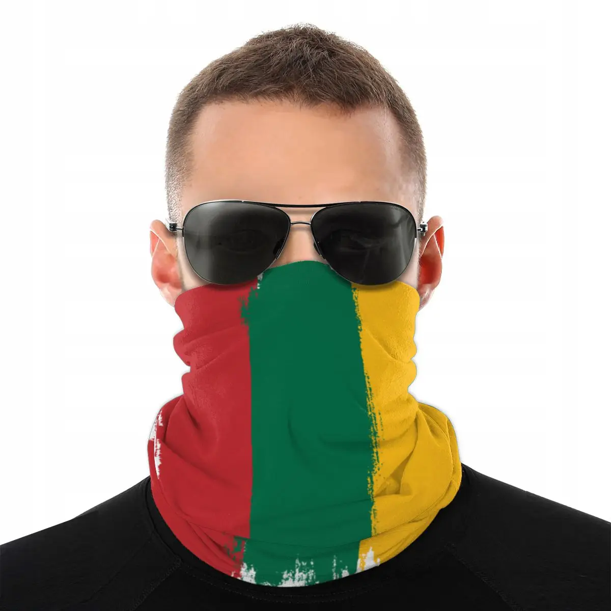 Cycling Face Mask - Nouveaux foulards drapeau lituanien, masques de
