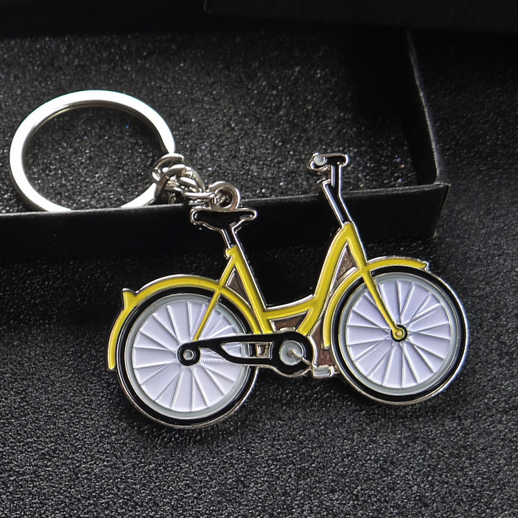 Nouveau vélo Jaune porte-clés  - Yellow Cycling Gear avis et prix
