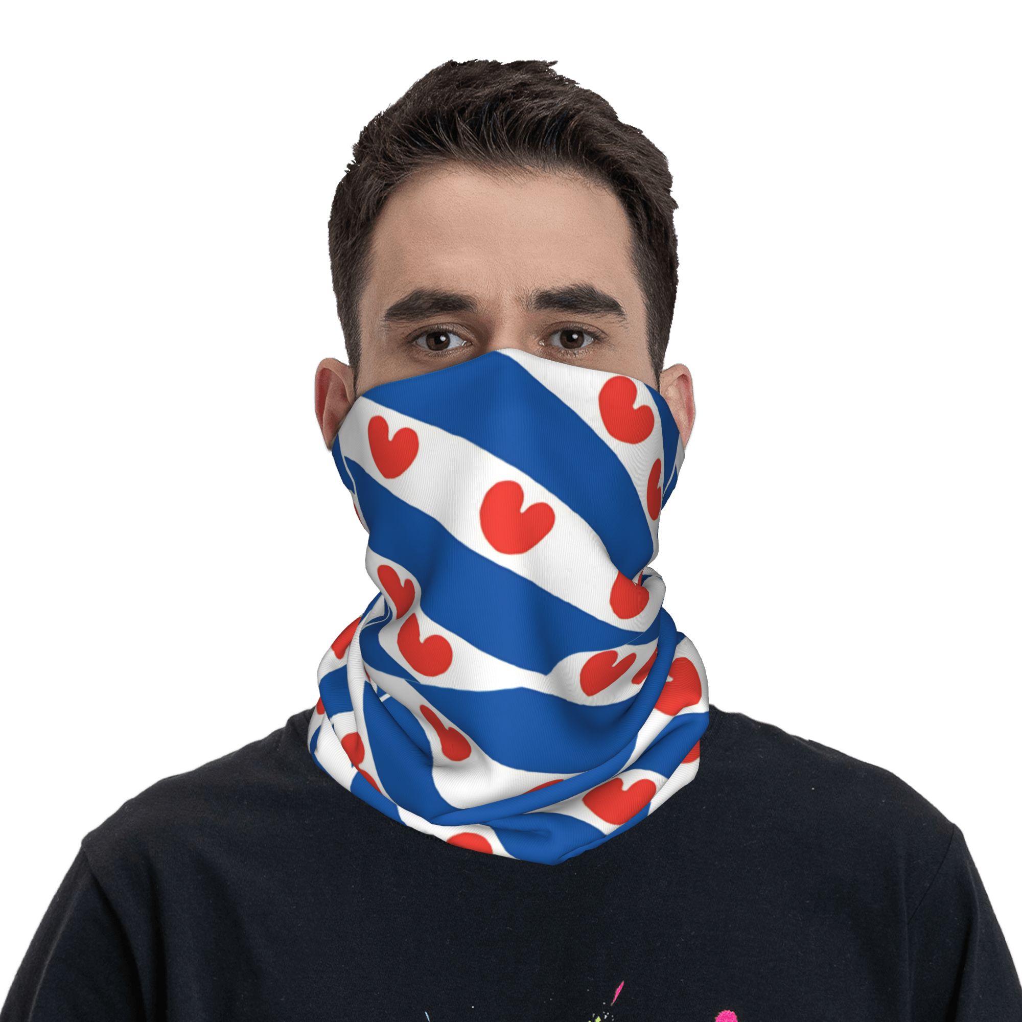 Bandana Drapeau de la Frieslan - Cycling Face Mask avis et prix