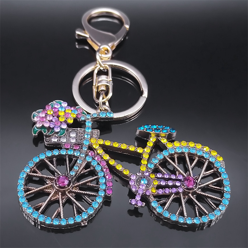 Porte-clés de vélo en cristal  - Yellow Cycling Gear avis et prix
