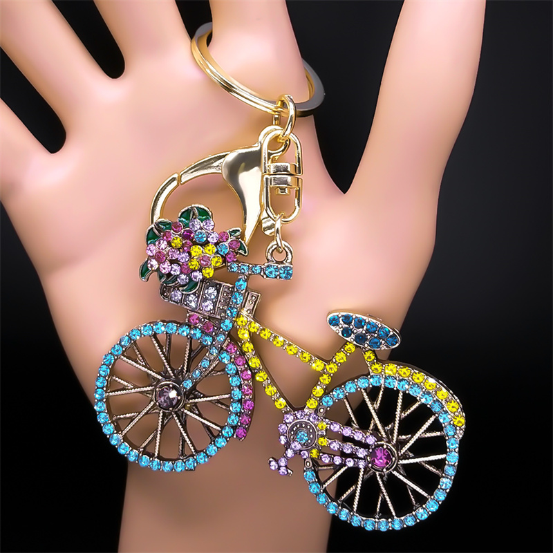 Porte-clés de vélo en cristal  - Yellow Cycling Gear avis et prix