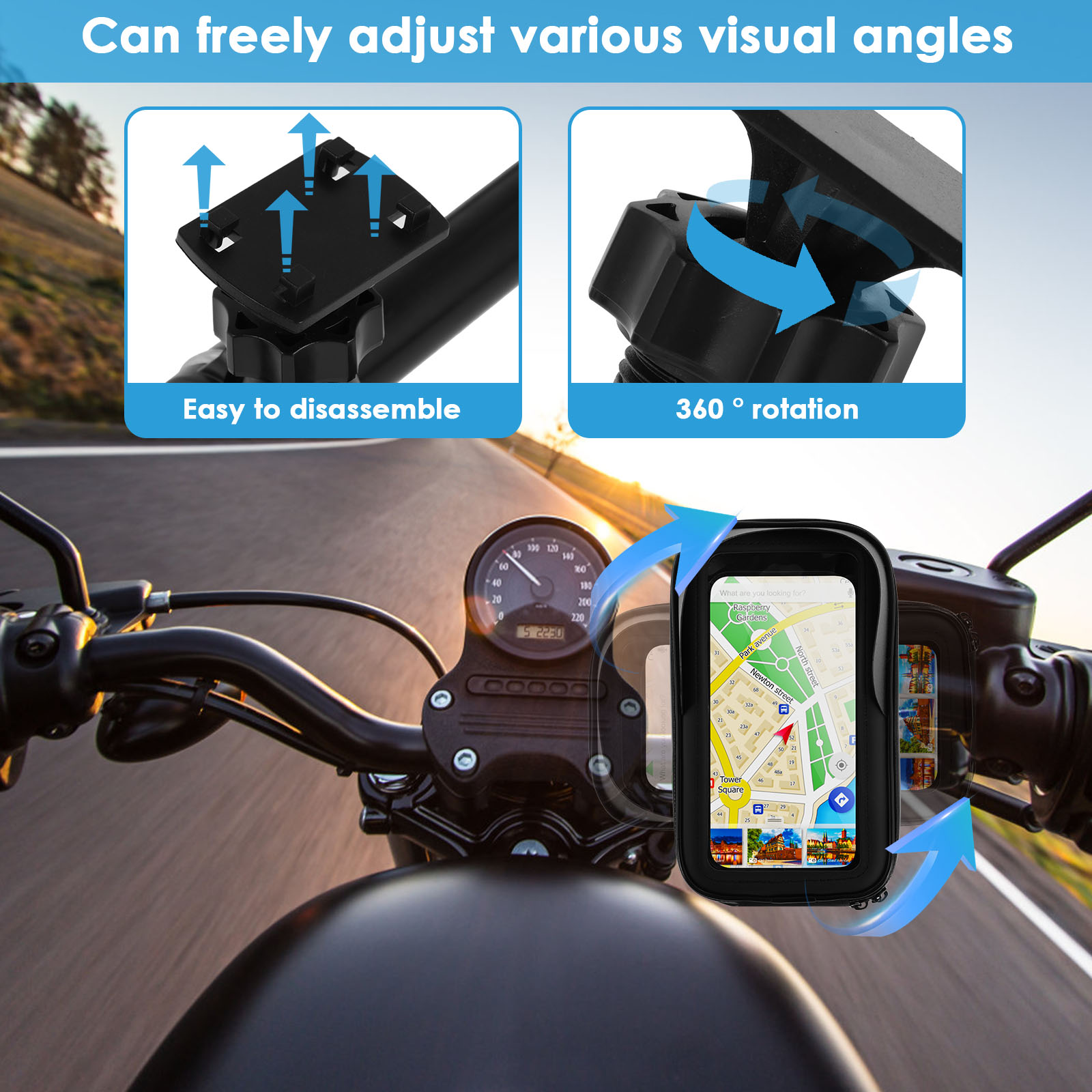 Sac de support de téléphone po - Cycling Gear Organizer avis et prix