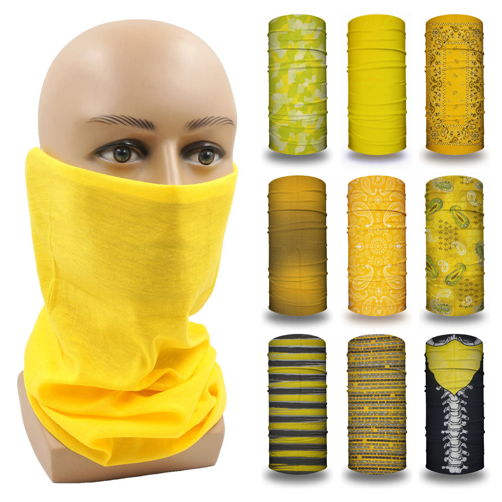 Bandana d'extérieur à Tube jau - Yellow Cycling Gear avis et prix