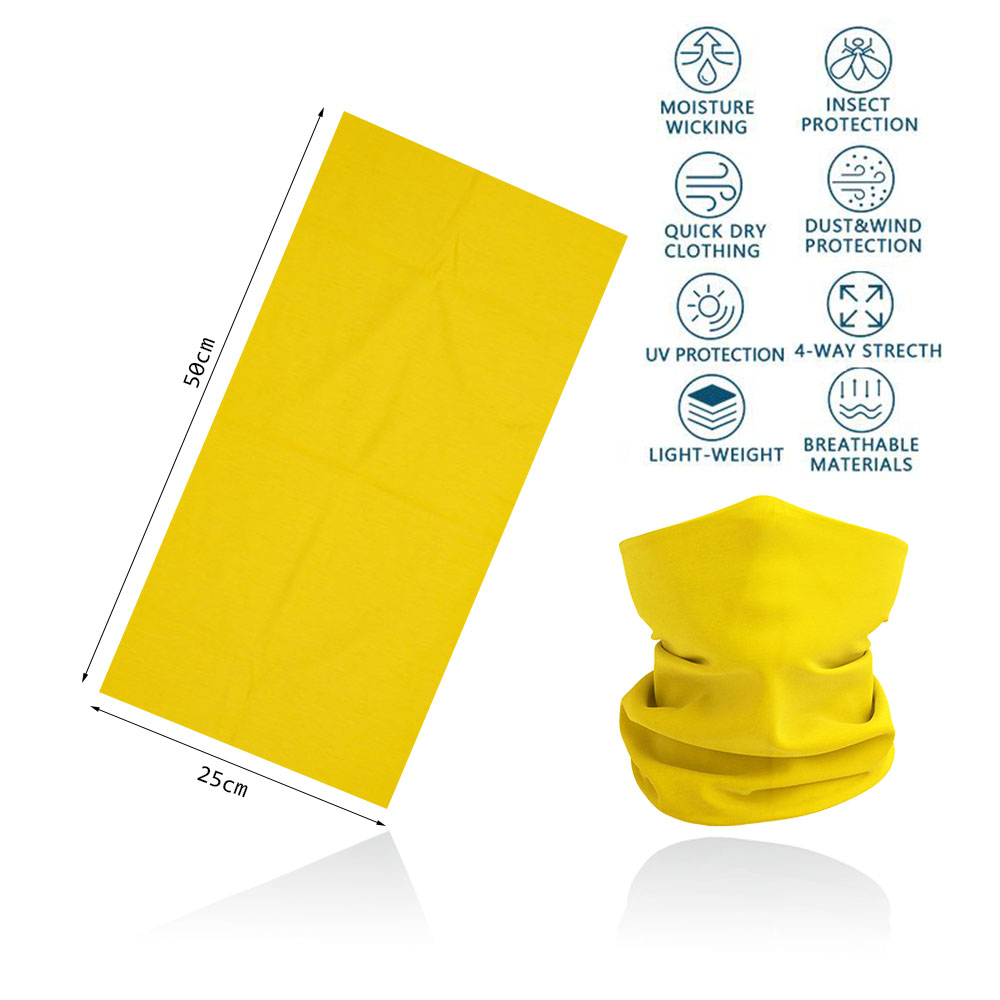 Bandana d'extérieur à Tube jau - Yellow Cycling Gear avis et prix