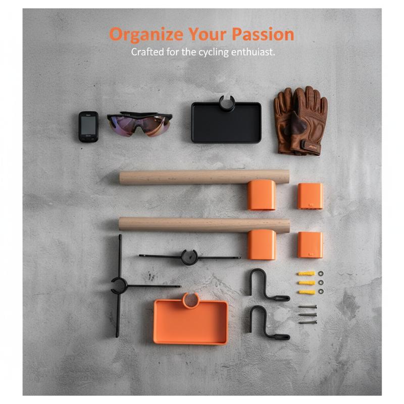 Support mural pour vélo en boi - Cycling Gear Organizer avis et prix