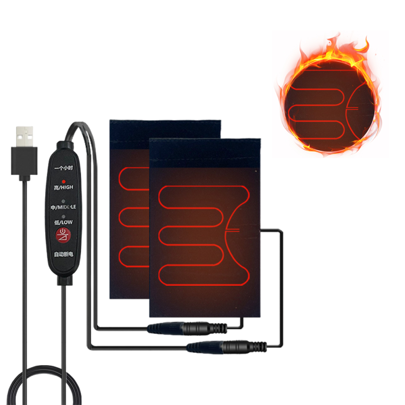 Couvre-guidon chauffant 5V, 3  - Cycling Heat Gear avis et prix