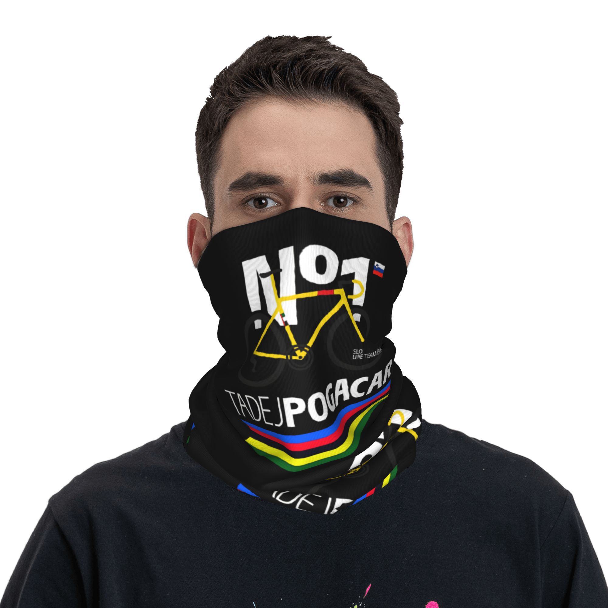 Tadej Pogacar vélo Bandana cac - Cycling Face Mask avis et prix