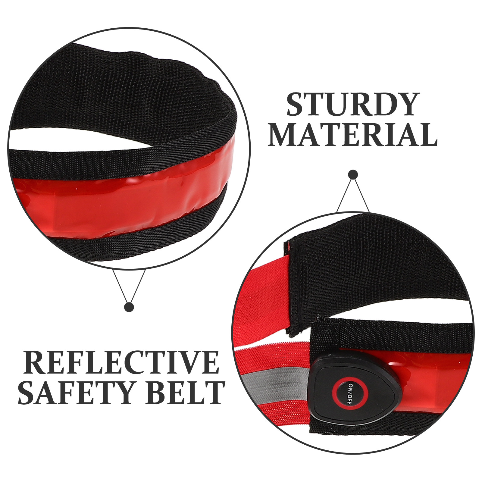 2 Pièces Ceinture Lumineuse LE - Cycling Visibility Gear avis et prix
