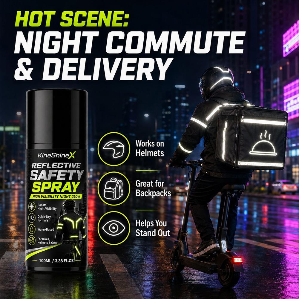 Spray réfléchissant de sécurit - Cycling Visibility Gear avis et prix